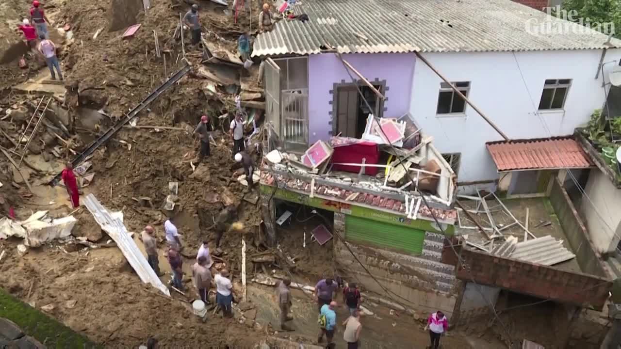 Devastating floods and mudslides in Brazil leave scores dead