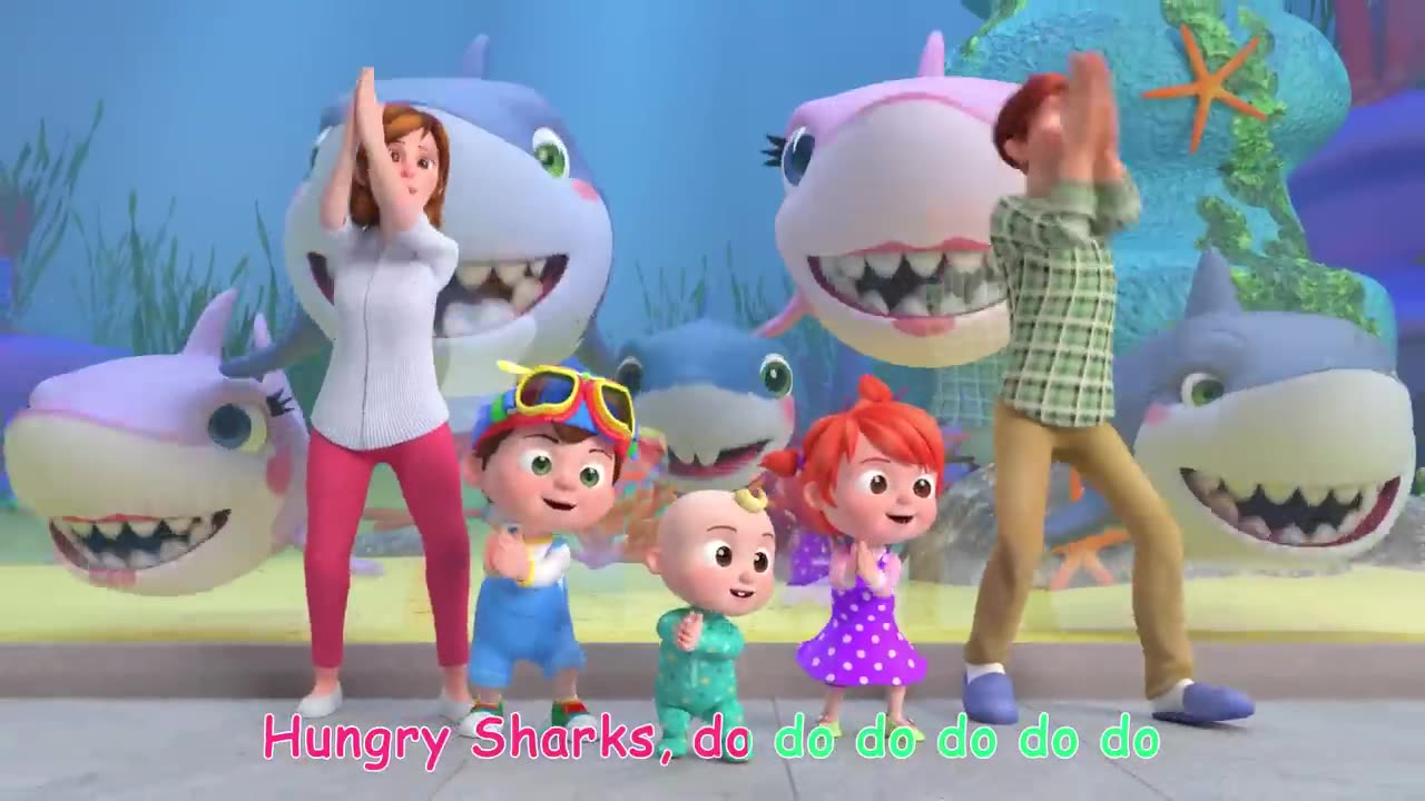 Baby shark cartoons