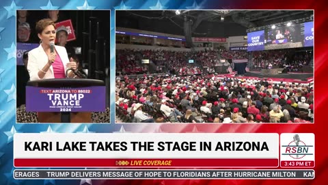 FULL SPEECH: Kari Lake Delivers Remarks in Prescott Valley, AZ - 10/13/24