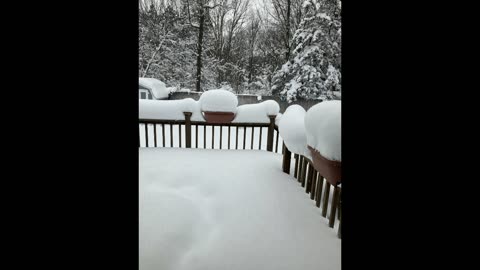 Raw Video (2) - December 22-25, 2022 Blizzard near Grand Rapids, Michigan