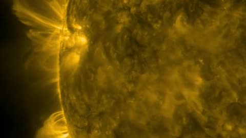 Towering Magnetic Arches Seen by NASA’s SDO