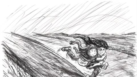 Art Timelapse: Charcoal Art for pages 134-135 with @Airwingmarine Music