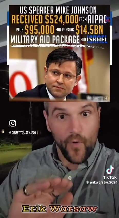 Speaker Mike Johnson to arrest anyone who interrupts Netanyahu’s speech.