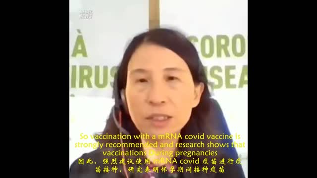 这是真的吗？加拿大首席公共卫生官Theresa Tam建议孕妇接种？