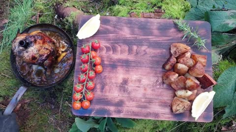 🔥Whole Chicken Prepared in the Forest🔥