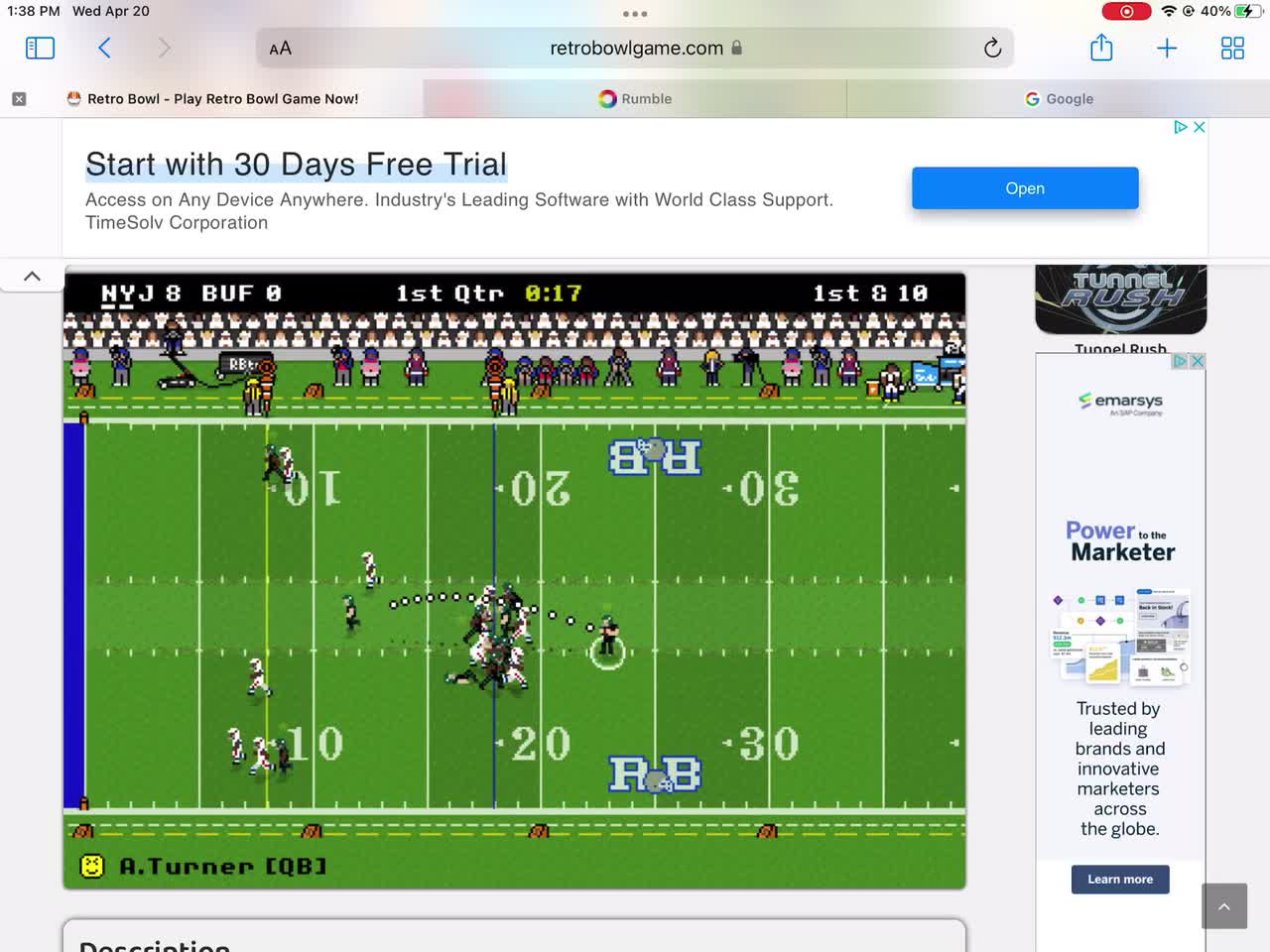 My Rookie D-Lineman Is A Beast! Retro Bowl Gameplay #16