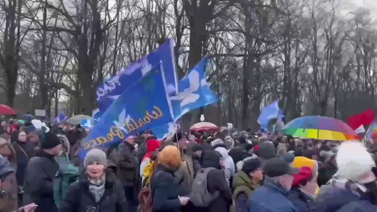 Anti war protest in Berlin, Germany (Feb. 25, 2023)