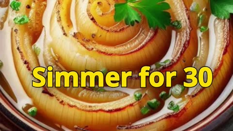 Classic French Onion Soup in 30 Seconds