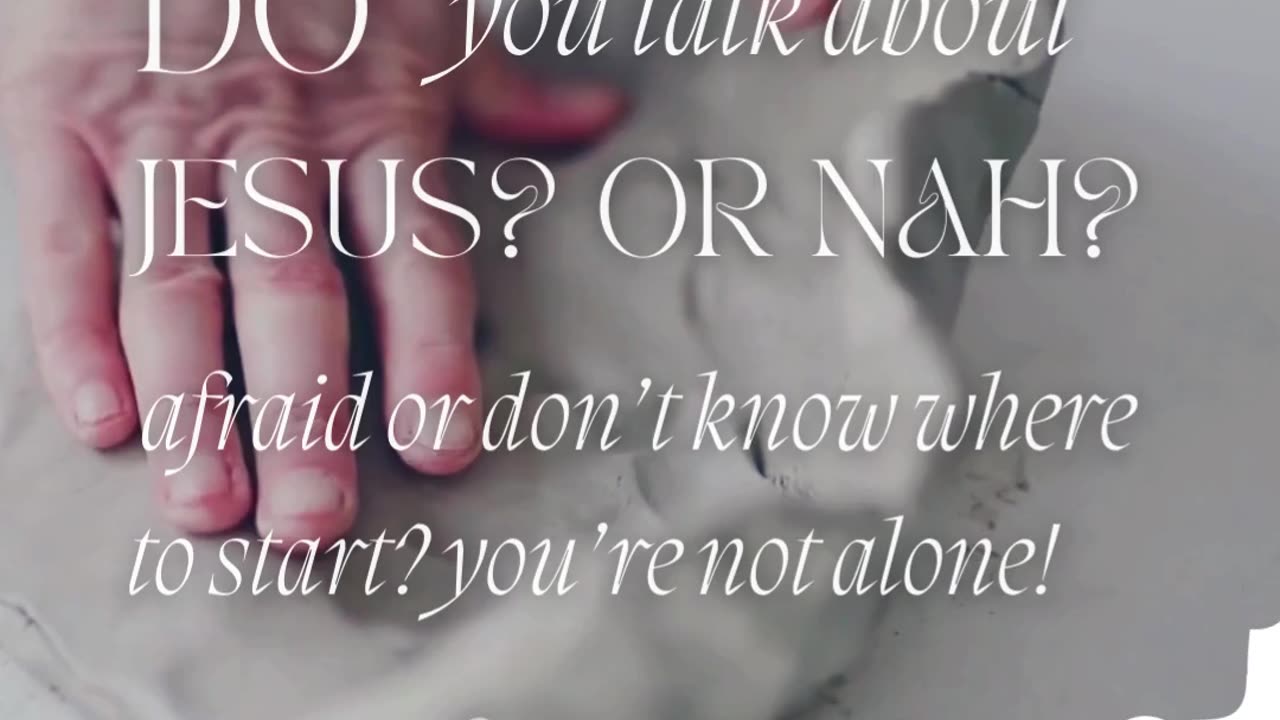 Are you ashamed of Christ? 🤔 Will you, and do you, talk about Jesus?