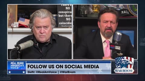 "This is the literal demolition of our national sovereignty." Seb Gorka with Steve Bannon