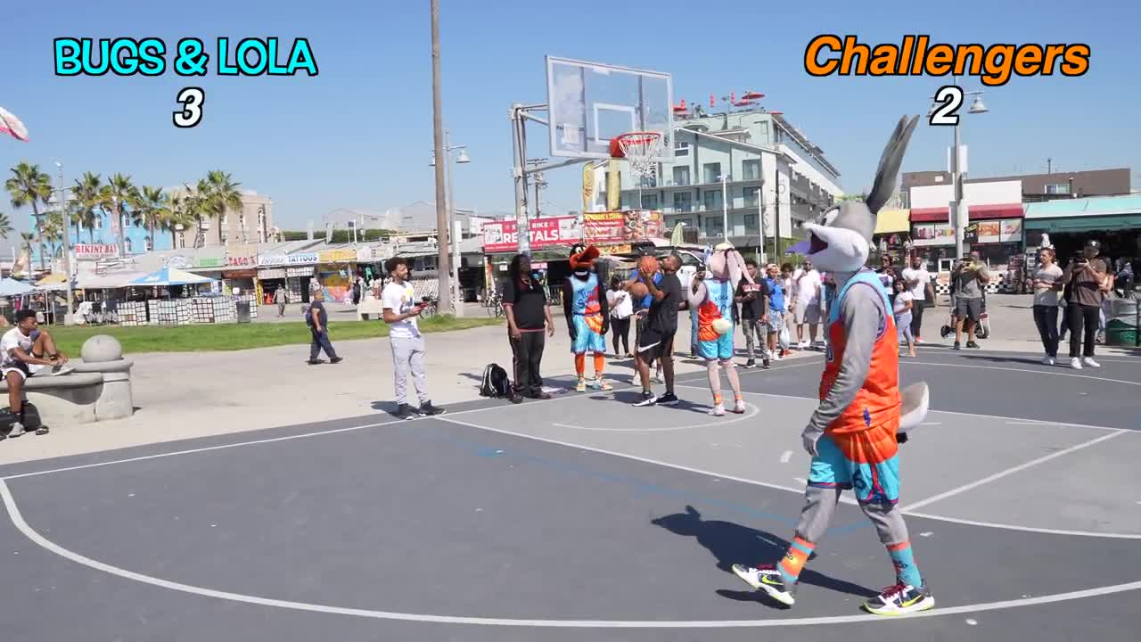 Bugs Lola Bunny TURN UP 2v2 In Real Life SpaceJamp5