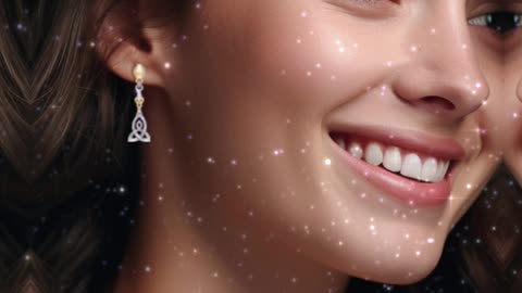 Celtic Trinity Knot Earrings: Holiday Elegance