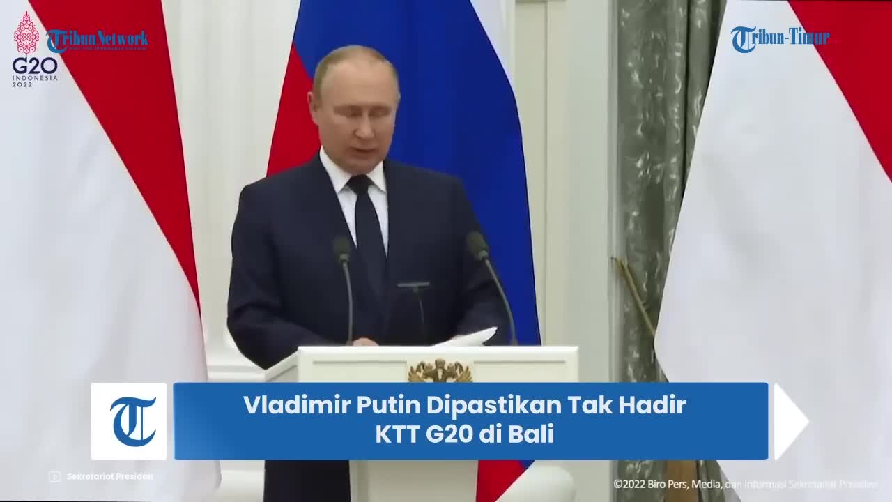 Laporan Intelijen Rusia Keamanan Vladimir Putin Terancam Jika Datang ke Indonesi