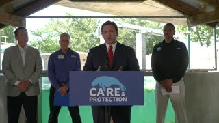 Governor Ron DeSantis Elaborates on Manatee Habitat Recovery