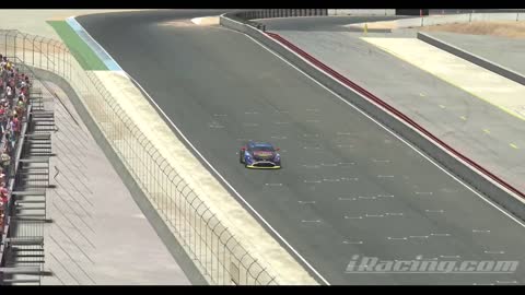 GT4 Lap Time Attack Lap At Laguna Seca Raceway On Iracing