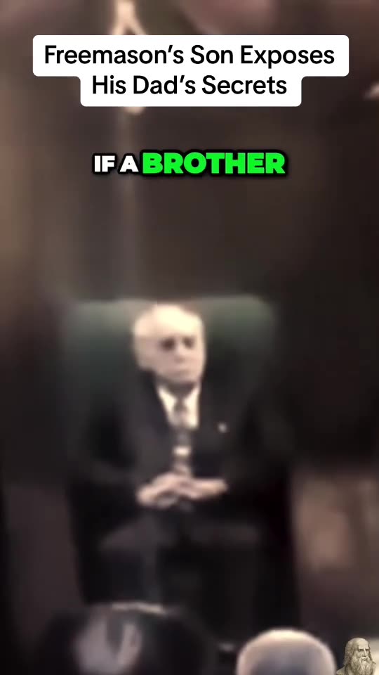 Interesting!!!FREEMASON’S SON EXPOSES HIS DAD’S SECRET 👀