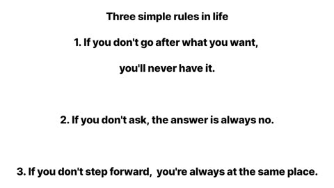 Rules in life