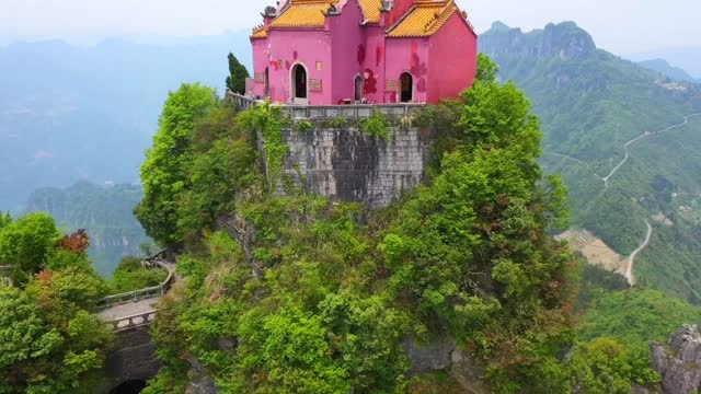 Temple at the top of the mountain