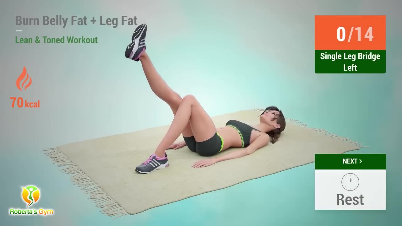 Burn Belly and Leg Fat Effectively with this Intense Lean & Toned Workout