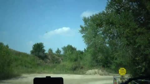 Driving Into the Limestone Quarry