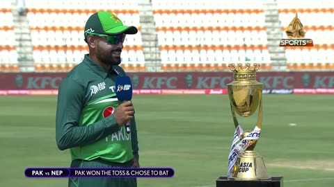 TOSS PAK VS NEPAL ASIA CUP 2023