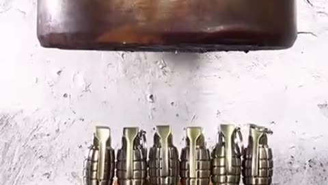 Atomic Bomb Vs Hydraulic Press