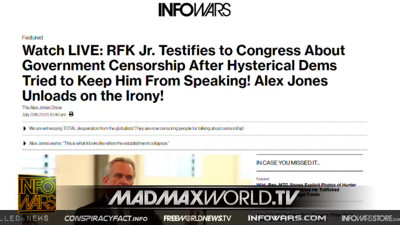 Democrats Seek to Censor RFK Jr.