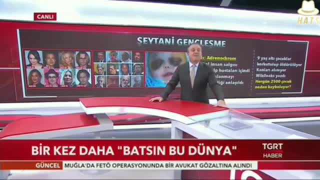 Turkish national television confirms the elites using Adrenochrome.