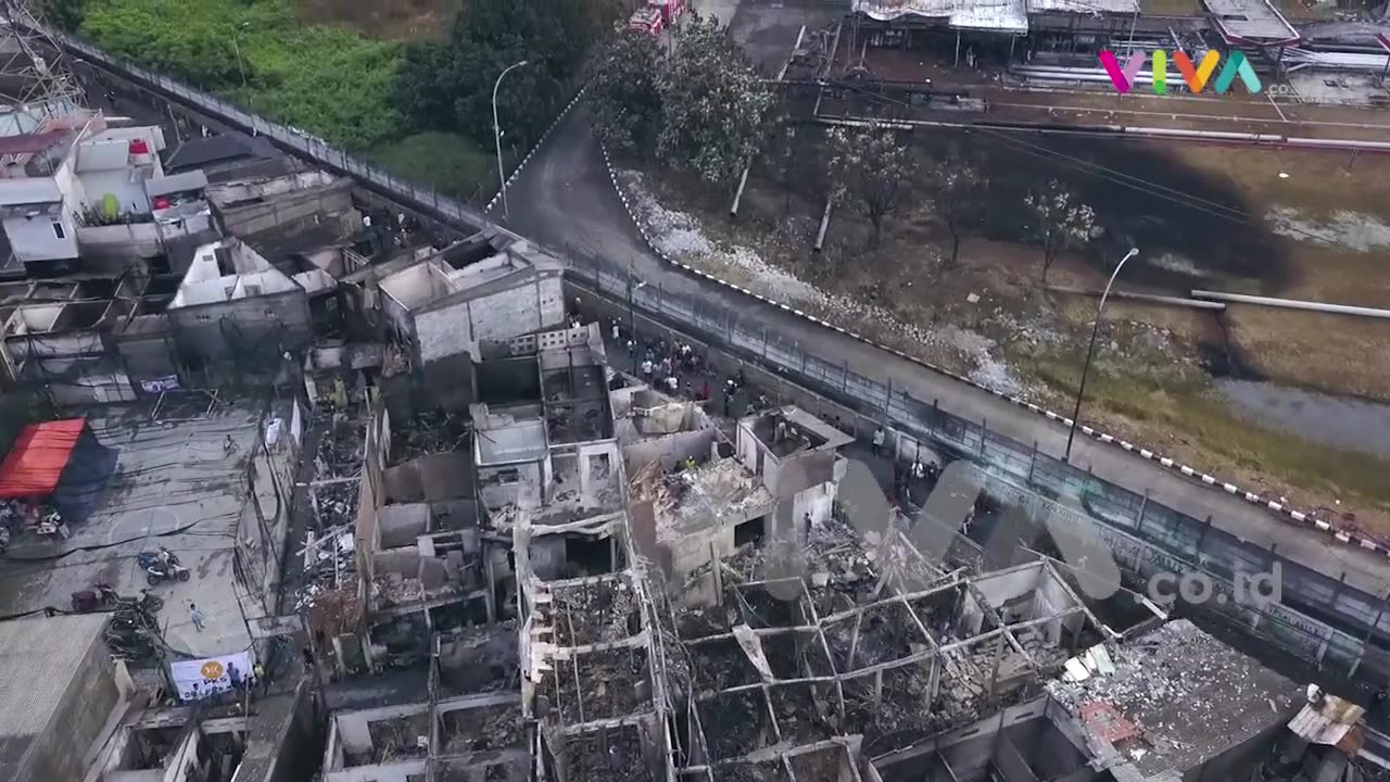 BAK KOTA MATI! Kondisi Depo Pertamina Plumpang Usai Kebakaran jakarta utara