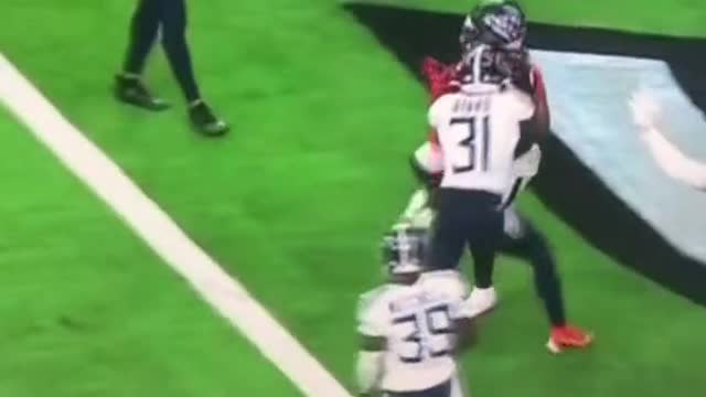 Houston Texans score the first touchdown of the game with 15 seconds left in the game