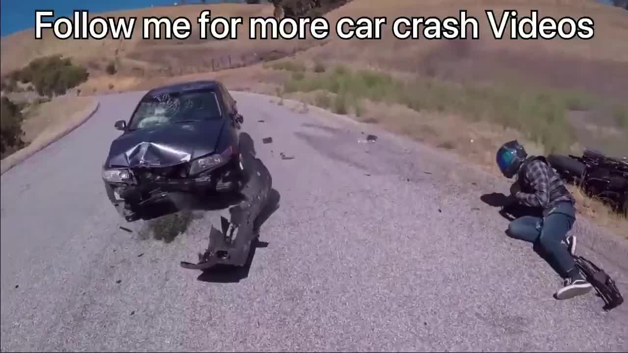 Dash cam and car crash