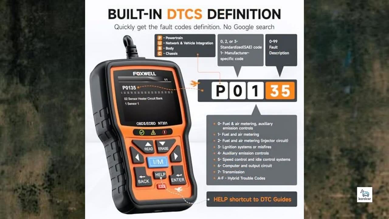 Review - FOXWELL NT301 OBD2 Scanner