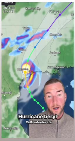 Cultivate Elevate Matt on Hurricane Beryl.