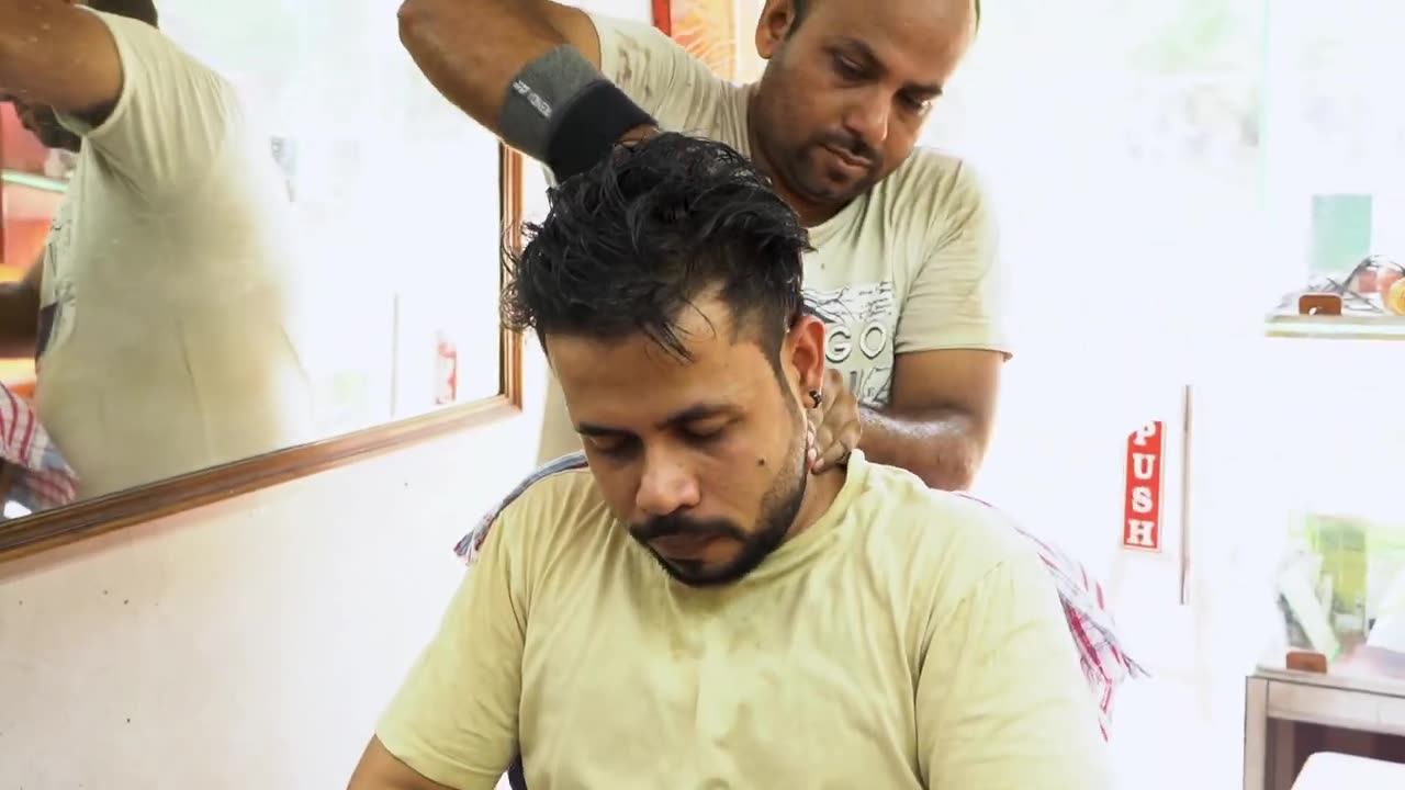 Reiki Master's Heat Relief Intense Head Massage _ Indian Massage