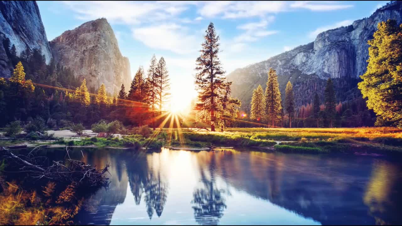 AMAZING Beautiful Nature with Relaxing Music and sound