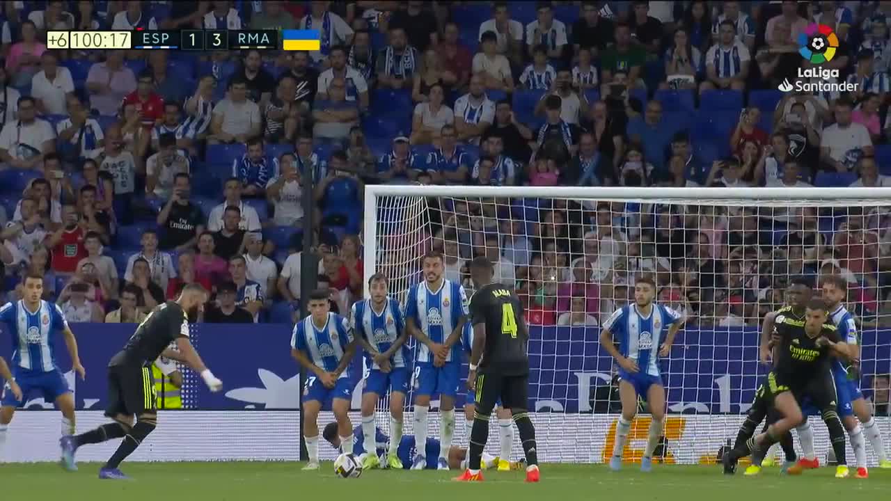 Resumen de RCD Espanyol vs Real Madrid (1-3)