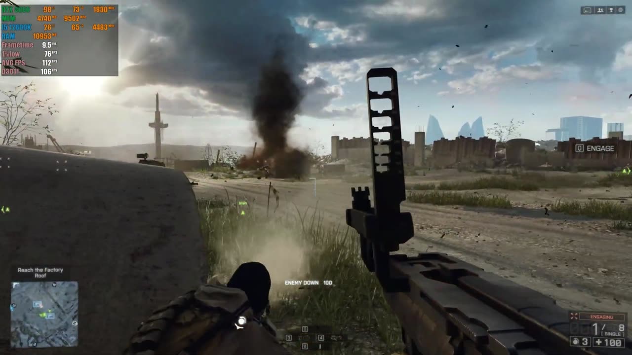 Battlefield 4 - RTX 3080 12GB ( 4K Ultra Graphics )