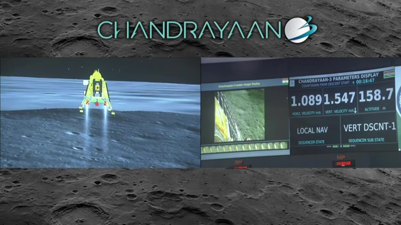 Chandrayaan 3 Landing ISRO's Chandrayaan-3 Mission Vikram rover soft landing on Moon