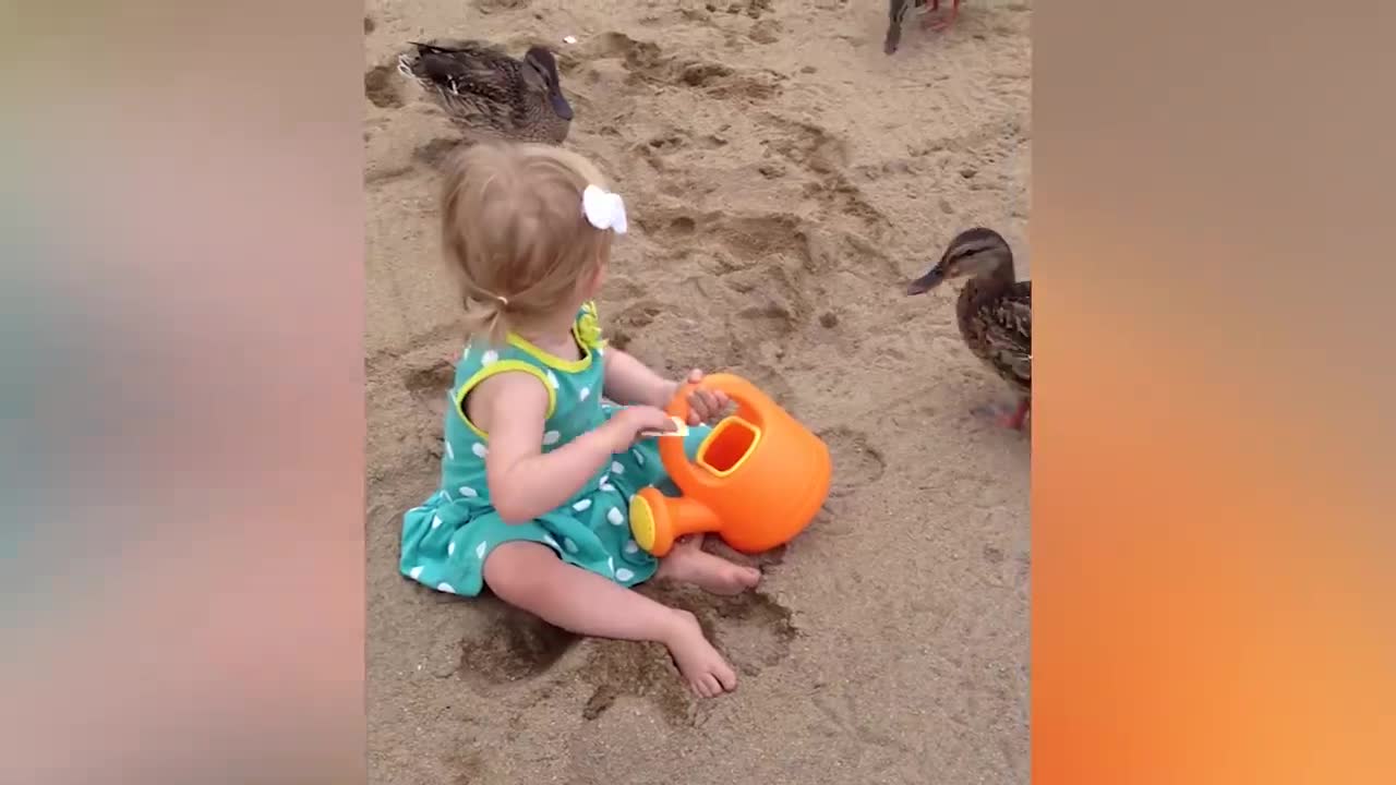 Funniest Babies on the Beach | Cute Baby Funny Moments