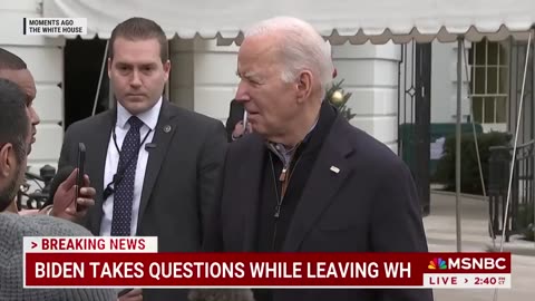 BIDEN: "I had a long talk with Netanyahu today and it's a private conversation."