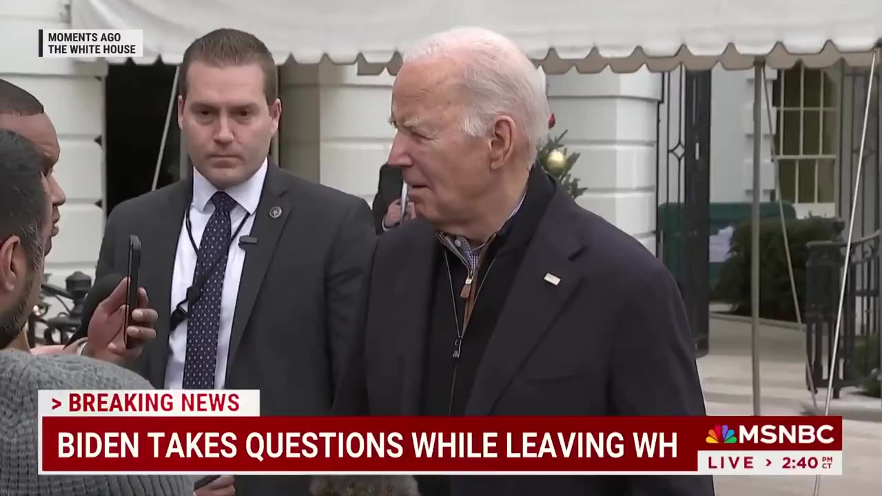 BIDEN: "I had a long talk with Netanyahu today and it's a private conversation."
