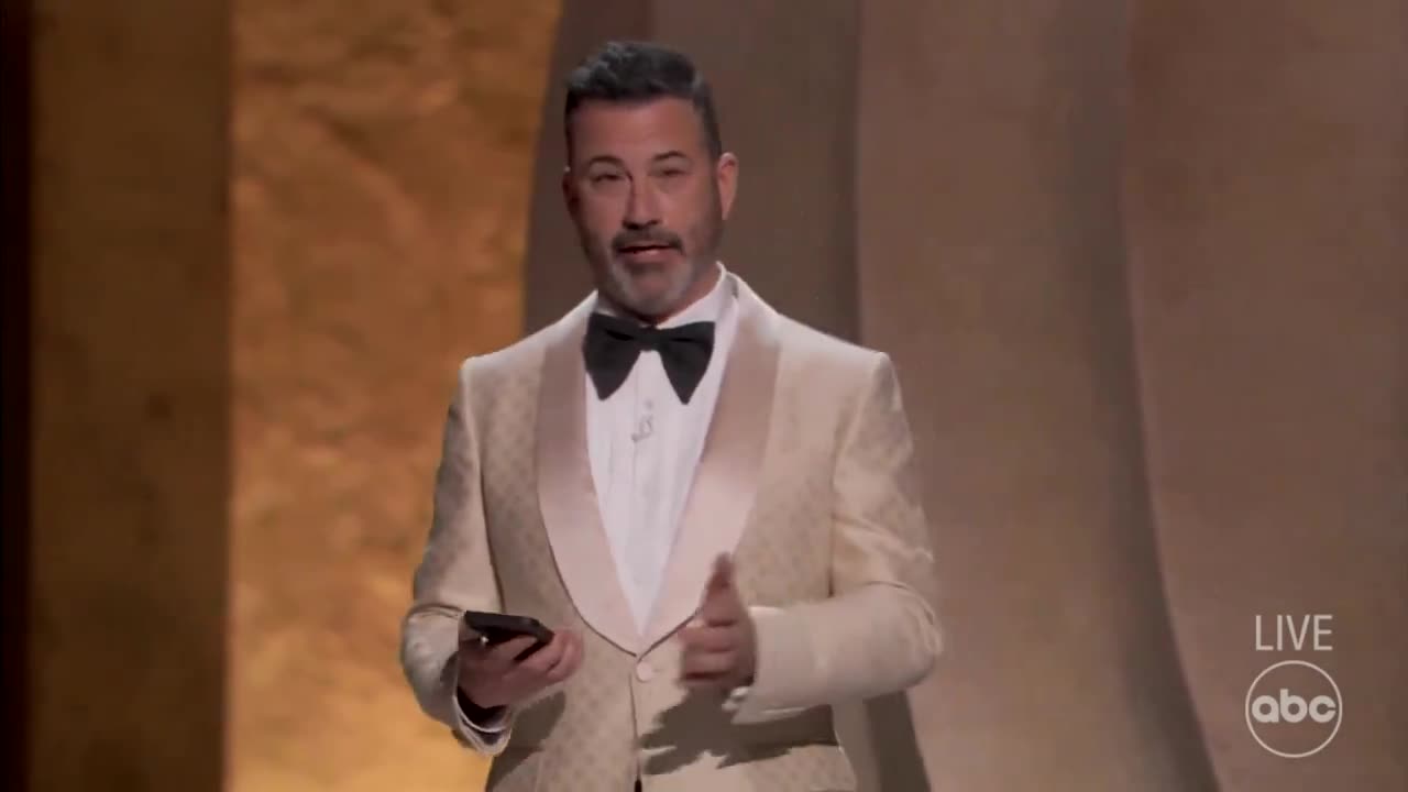 A TRIGGERED Jimmy Kimmel Reads Trump’s Truth Social Post LIVE at the Oscar’s