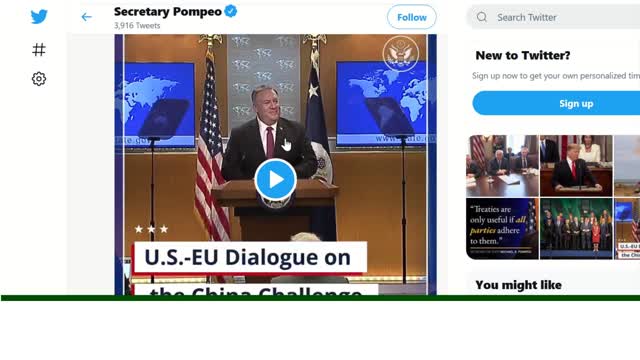 Secretary Of State Mike Pompeo Tweet Countdown?
