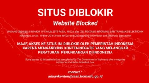 Indonesia Blocks Yahoo, PayPal, Steam, Origin, EPIC Games and More *reupload from July 2022*