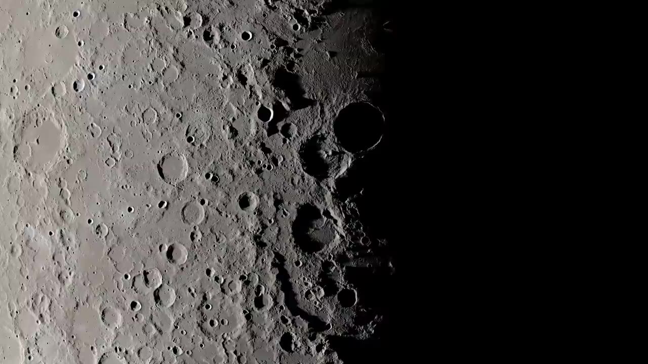 Clair de Lune 4K Version Moon Images from NASA's Lunar Reconnaissance Orbiter