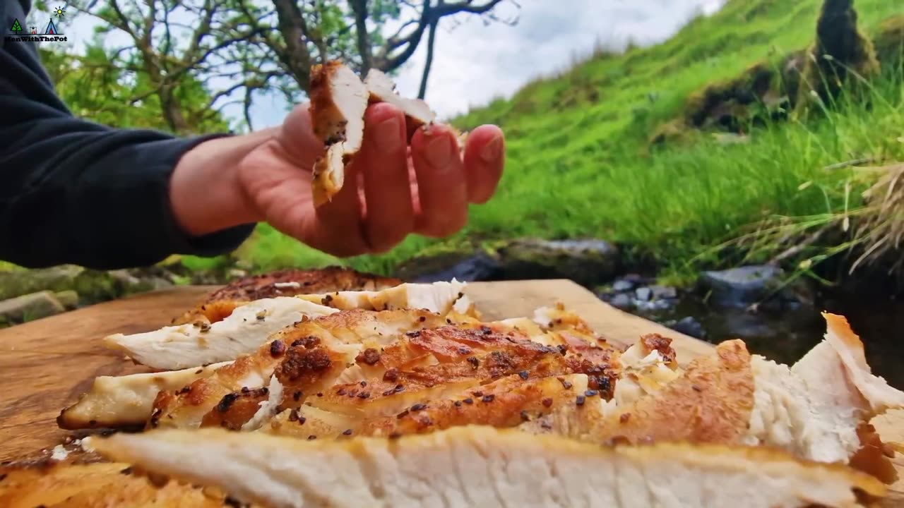 Unbelievably delicious Quesadillas on open fire. ASMR cooking