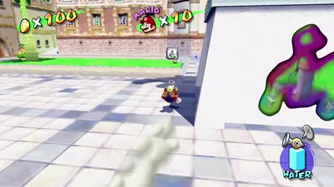 Super Mario Sunshine Delfino Plaza Shines and 100 Coin Shine