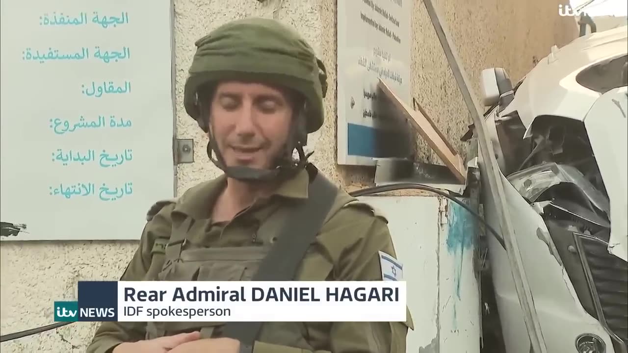 ITV GOES INTO GAZA`S AL SHIFA HOSPITAL WHICH ISRAEL HAMAS USED AS A BASE