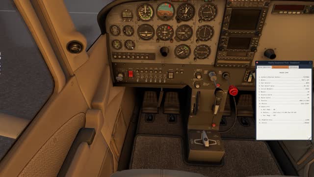 XPlane 11 C172 Preflight