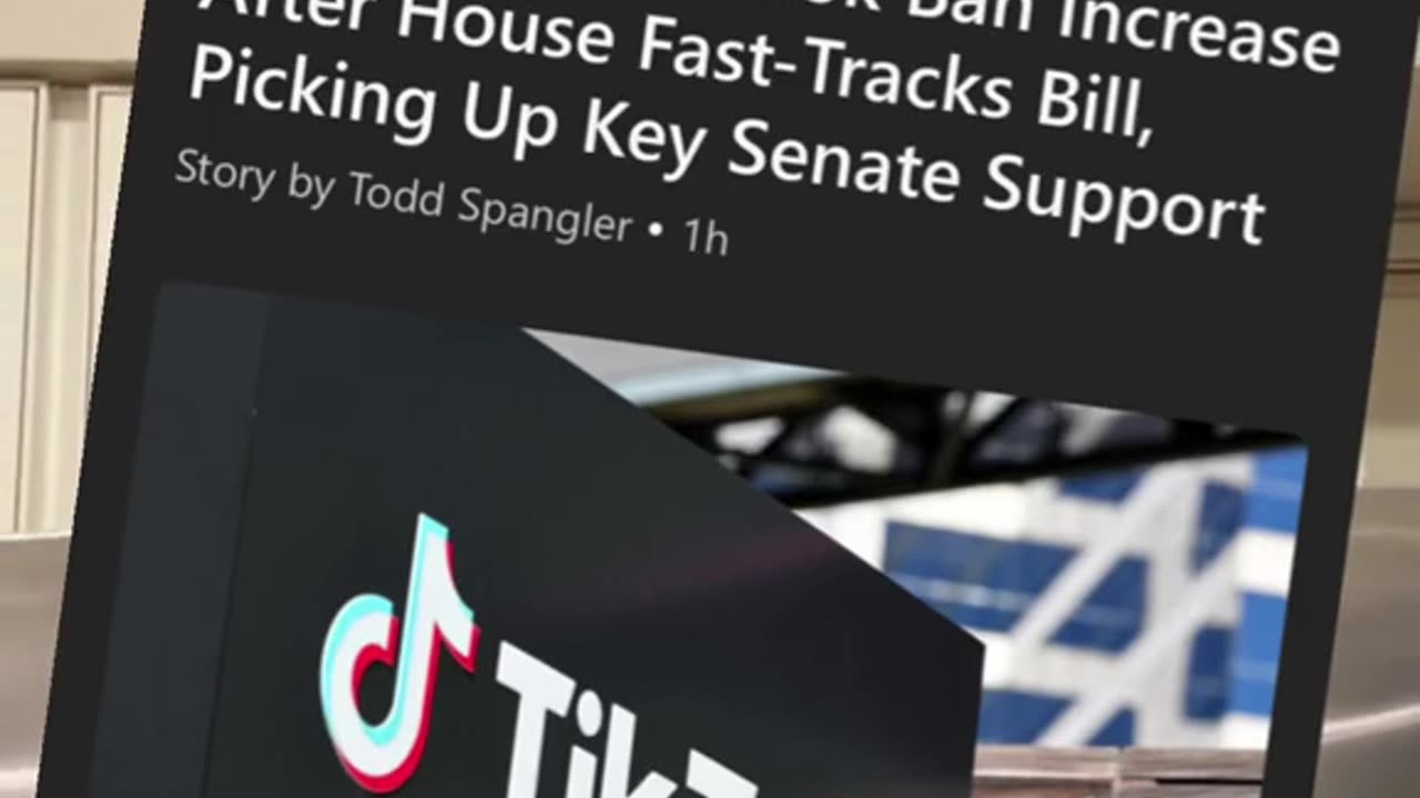 Senate TikTok ban! Not good